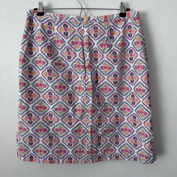Boden womans 100% cotton diamond pattern skirt - Picture 7 of 7
